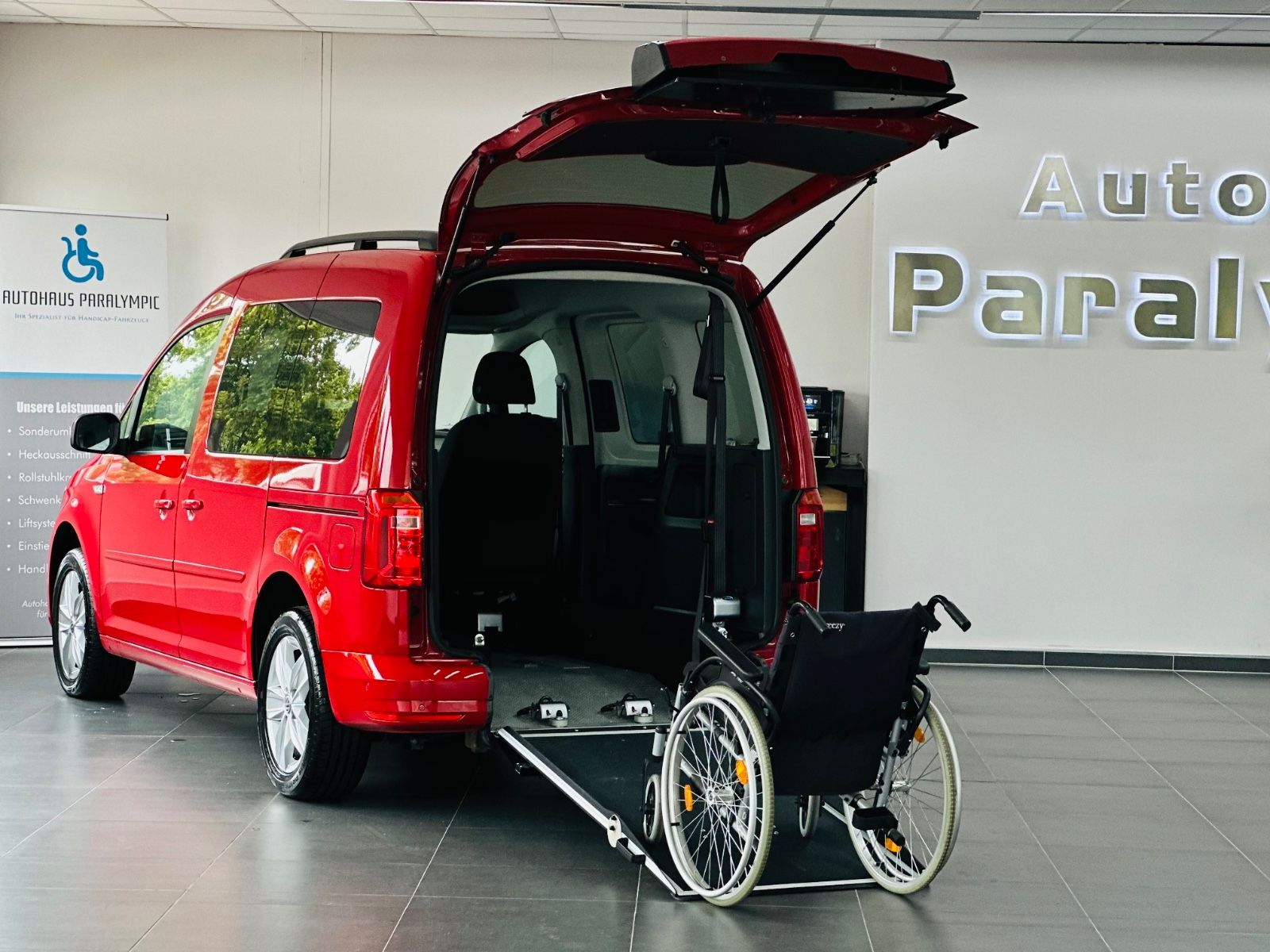 Caddy Comfortline TDI Behindertengerecht-Rampe